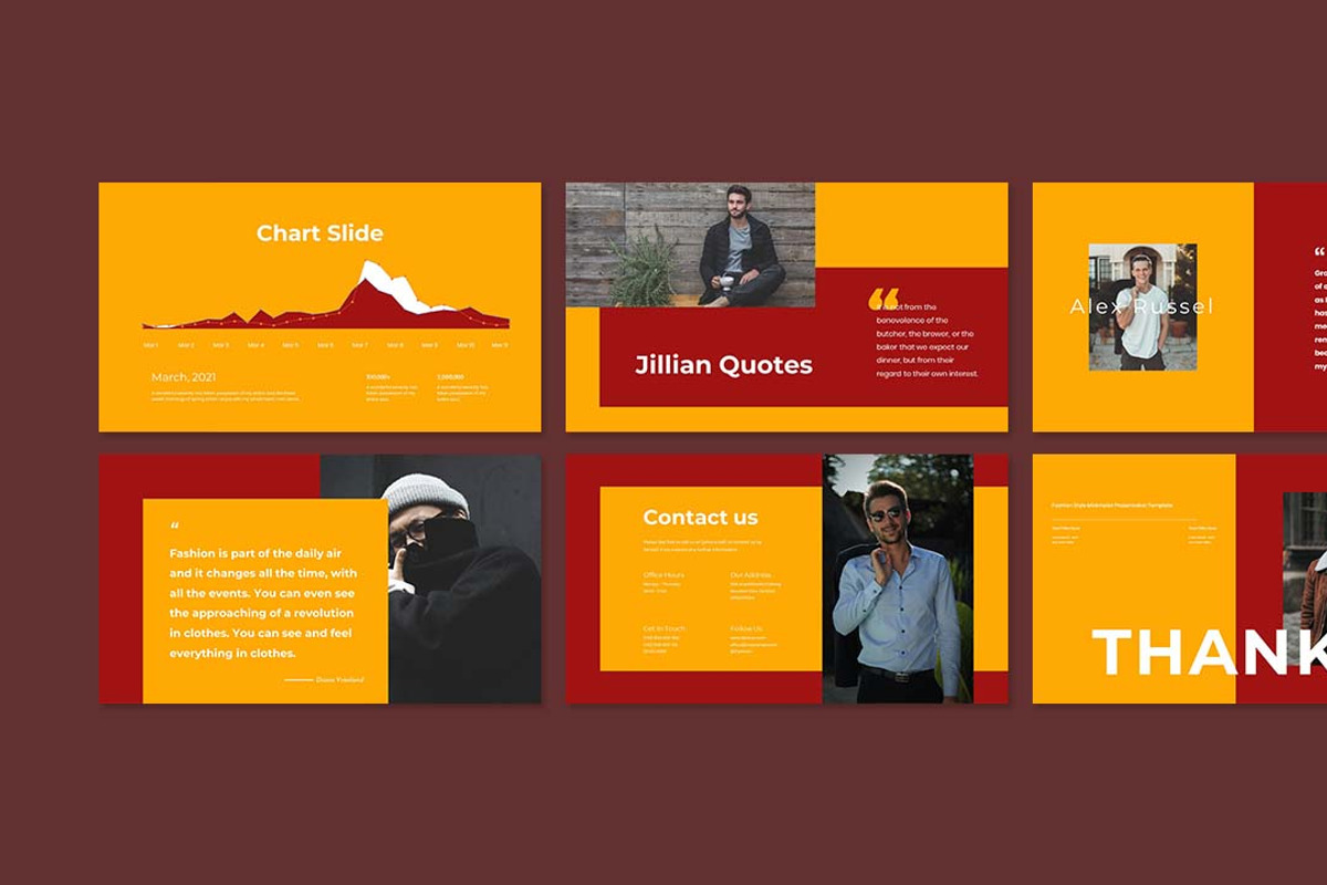 Jillian Presentation Template, a Presentation Template by Analogous Temp (Photo 5 of 5)