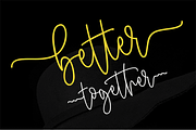 Mouctan Duo, a Script Font by Meutuwah (Thumbnail 8 of 9)