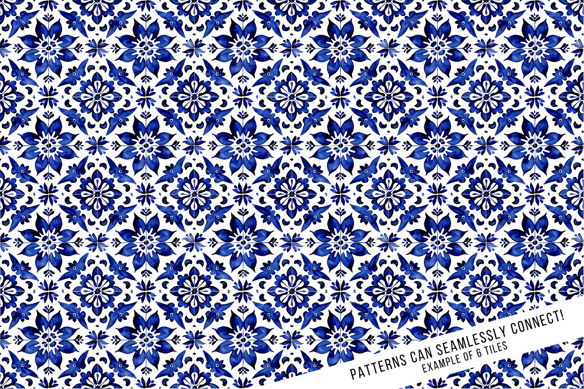Sicilian Majolica Tile Patterns, a Pattern Graphic by Chromolume Studio (Photo 24 of 28)