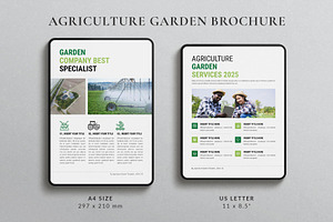 Agriculture Garden Brochure Template