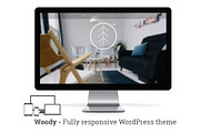 Woody - Minimal portfolio WP theme, a WordPress Template by NiteoThemes (Thumbnail 1 of 3)