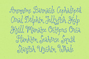 Dreaming Ocean | Curly Whimsy Font, a Handwritten Font by type peace (Thumbnail 2 of 15)