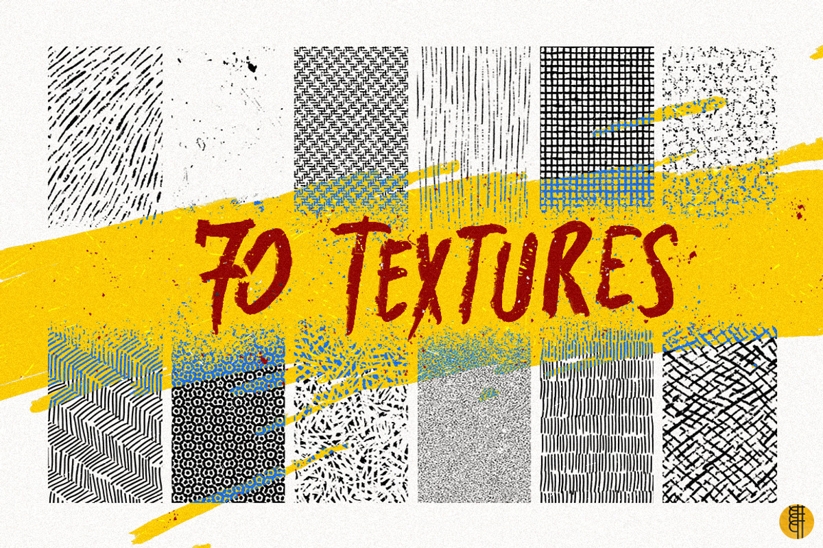 70 Handmade Textures, a Texture Graphic by Pilcrowd (Photo 1 of 3)