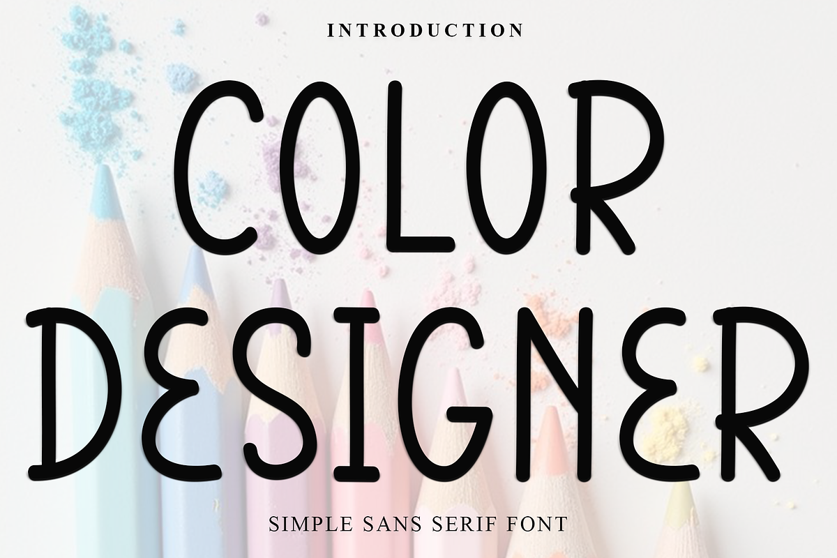 Color Designer, a Sans Serif Font by InermediaSTUDIO (Photo 1 of 8)