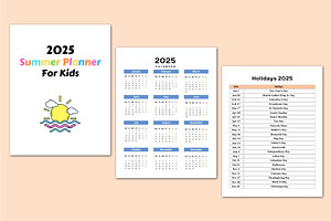 2024-2025 Summer Planner For Kids