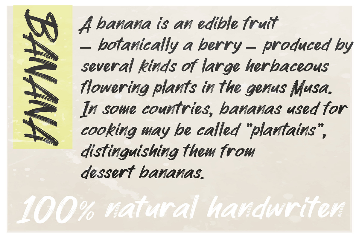 MyBread Banana Font Duo, a Font by D&K Project (Photo 5 of 10)