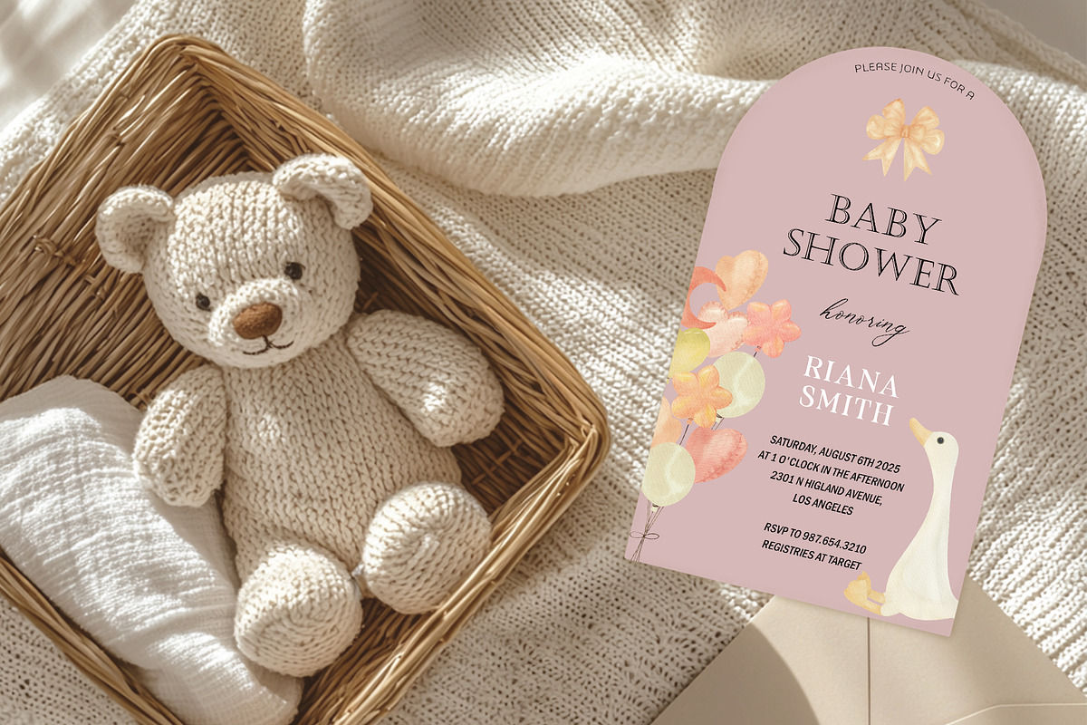 Baby Shower Plush Toys Set, a Decorative Illustration by Sunshine Art (Photo 3 of 11)