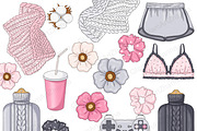 Weekend Clipart, an Illustration by GlamArtZhanna (Thumbnail 5 of 5)