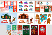 Holiday Season Vector Set, a Seasonal Illustration by Irmak Akçadoğan (Thumbnail 1 of 8)