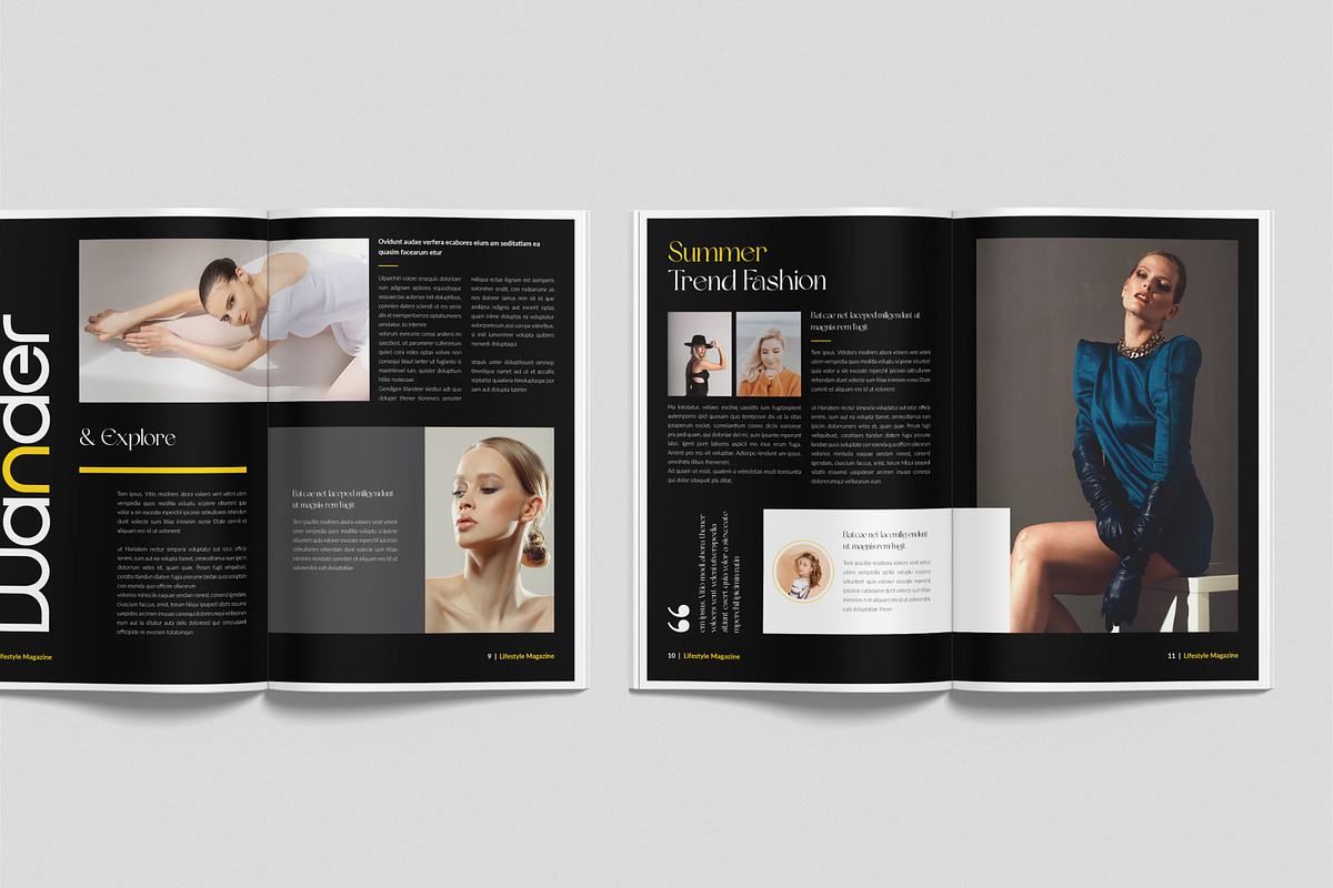 The Lifestyle Magazine Template, a Magazine Template by NorthPeak (Photo 5 of 9)