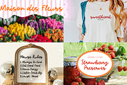 Retro Vibes Font Bundle Handwritten, a Script Font by Kaya Fonts (Thumbnail 8 of 22)