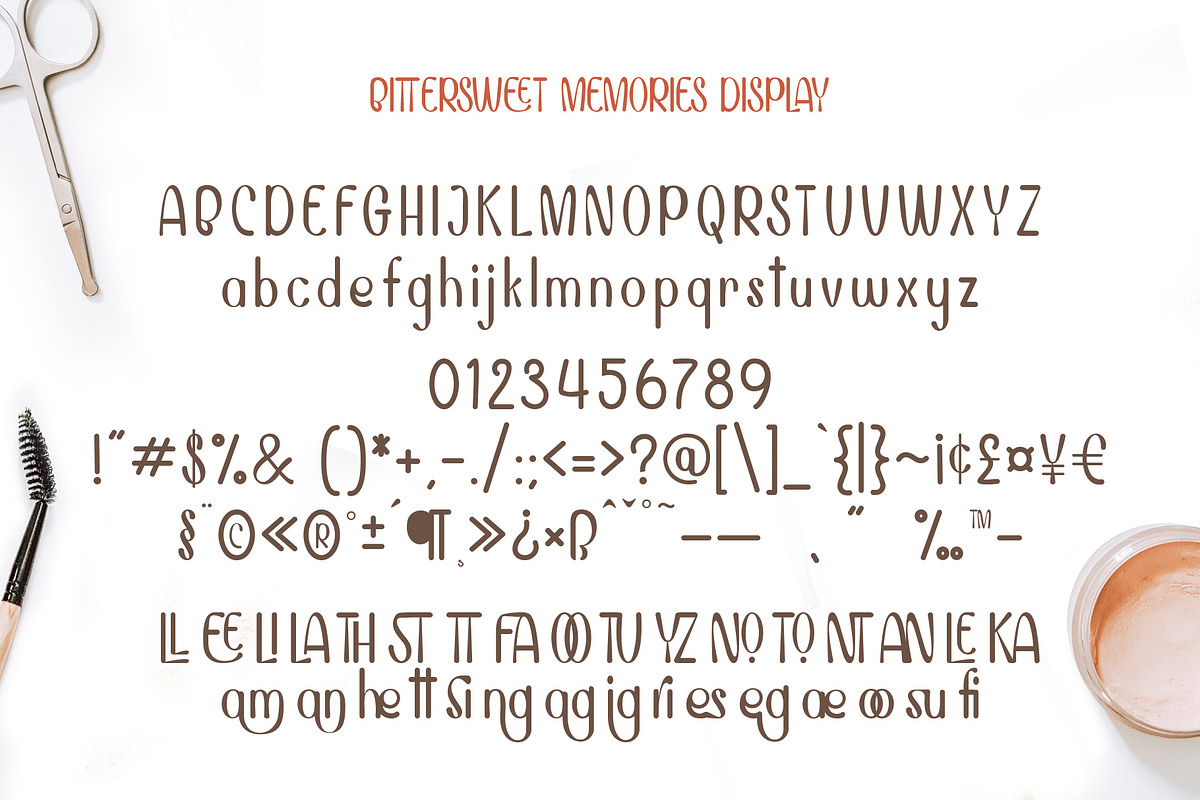 Bittersweet Memories - Duo Font, a Script Font by Burntilldead (Photo 9 of 10)