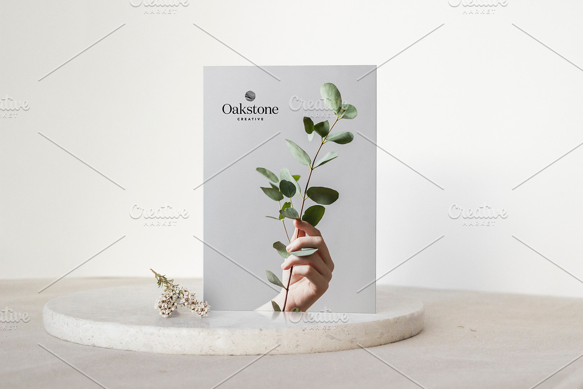 Minimal Greeting Card Mockup – ISO, a Product Mockup by OakstoneCreative (Photo 8 of 8)