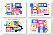 10 Online Art Exhibition Design, a Decorative Illustration by denayunebgt (Thumbnail 2 of 4)