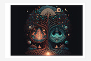 Sham Collection · Shaman Art, a Person Illustration by milatovar (Thumbnail 15 of 18)