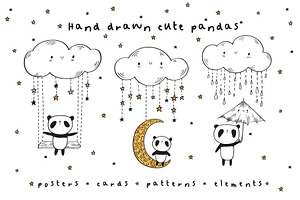 Cute pandas