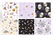 Magic Cat: Halloween PNG Clipart, an Object Graphic by Pattern + watercolor (Thumbnail 6 of 13)