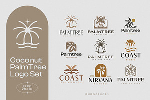 Tropical Summer Logo Collection