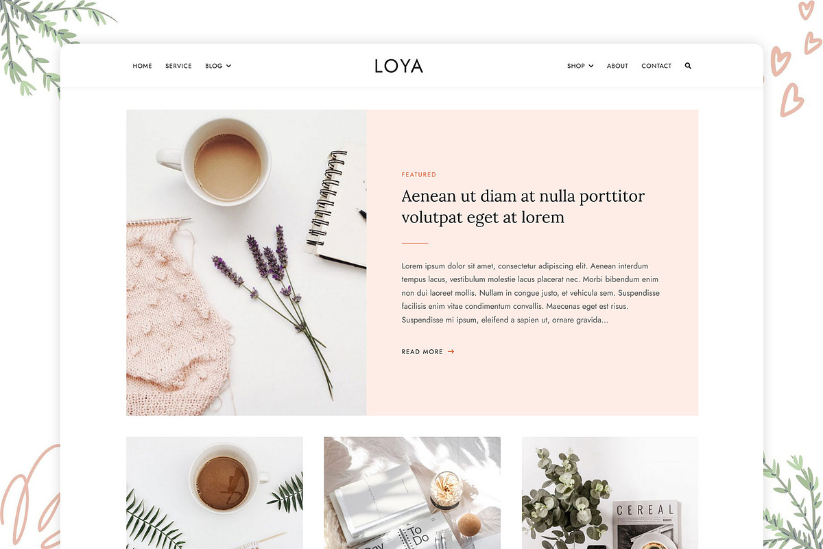 Loya - Elementor WordPress Theme, a WordPress Template by azuratheme (Photo 5 of 5)