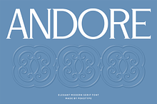 Andore - Elegant Modern Serif Font