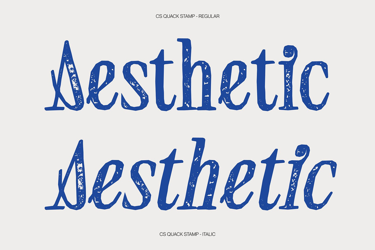 CS Quack Stamp, a Serif Font by Craft Supply Co. (Photo 4 of 8)