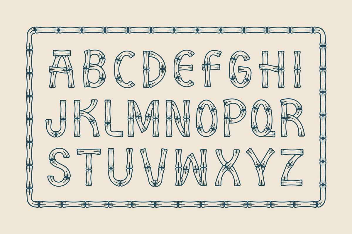 Hawaiian Bamboo Font Duo, a Sans Serif Font by NienowBrand (Photo 3 of 12)