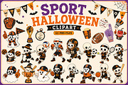 Cute Sport Halloween Clipart Bundle, an Object Graphic by Daisy Design (Thumbnail 1 of 9)