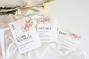Terracotta Wedding Invite Template, an Invitation Template by Cottontail Paper Shop (Thumbnail 2 of 7)