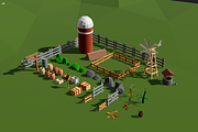 Farm 3D Models Low Poly, an Object 3D Model by Erdem Haksal (Thumbnail 3 of 4)