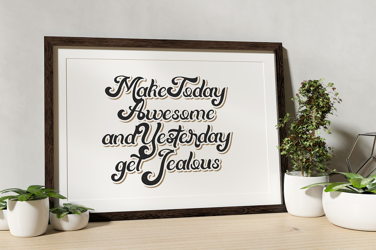 Mentari - Bold Script Font, a Script Font by StringLabs (Photo 10 of 14)