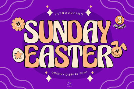 Sunday Easter Font, a Handwritten Font by KengGraphic