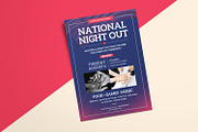 National Night Out Flyer, a Flyer Template by retrographix (Thumbnail 4 of 4)