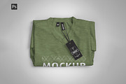 T-Shirt Mock-Up Set, a Packaging Mockup by Irena Matiash shop (Thumbnail 5 of 6)