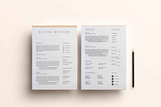 3 Page Resume Template | INDD + DOCX, a Resume Template by BlackDotResumes (Thumbnail 3 of 5)