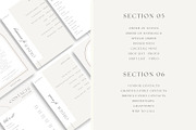 CANVA Wedding Weekend Itinerary, a Magazine Template by Jay Luxe Creative (Thumbnail 5 of 6)