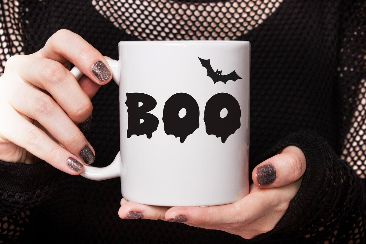 Haunted - Halloween font, a Handwritten Font by Sk designs (Photo 5 of 7)