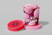 Ice Cream Mockup, an Advertising Mockup by skybluecreative (Thumbnail 2 of 2)