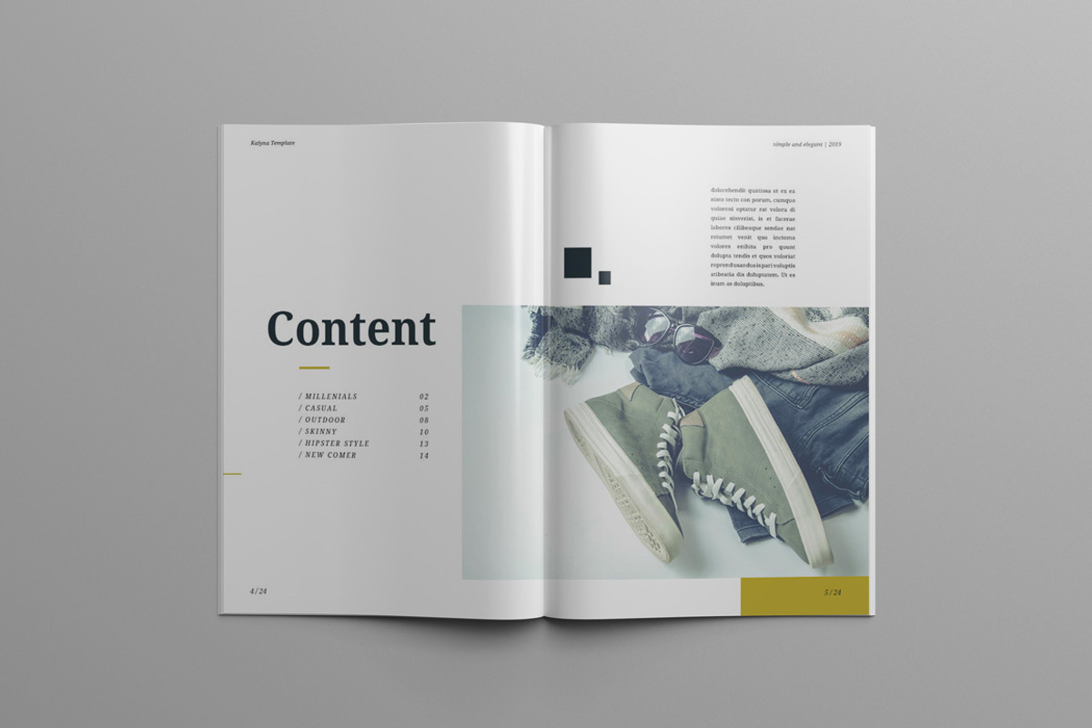 KALYNA - Fashion Lookbook & Magazine, a Magazine Template by Indotitas (Photo 3 of 8)