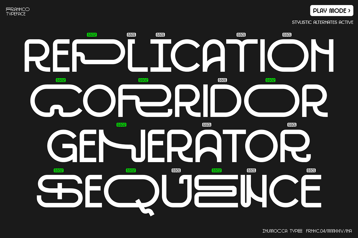 Frankco, a Font by inumocca_type (Photo 2 of 16)