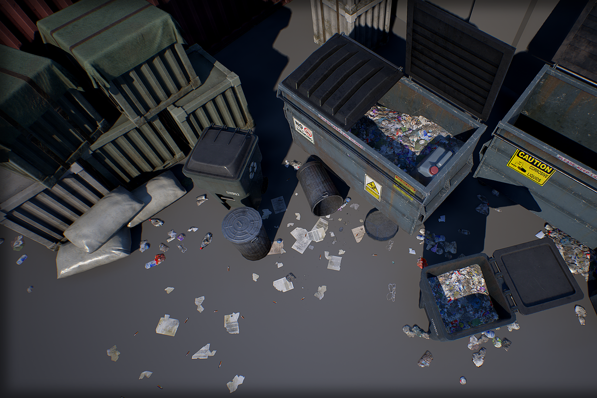 Industry Props Pack 4, a Furniture 3D Model by SilverTM (Photo 5 of 7)