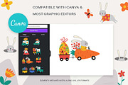 Egg Hunt Map. Map Creator, a Seasonal Illustration by Irina Ostapenko (Thumbnail 9 of 11)