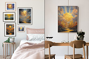 Golden Radiance Illustration, a Decorative Illustration by Housui Patterns (Thumbnail 4 of 12)