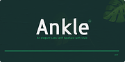 Ankle, a Sans Serif Font by Vikers (Thumbnail 1 of 11)