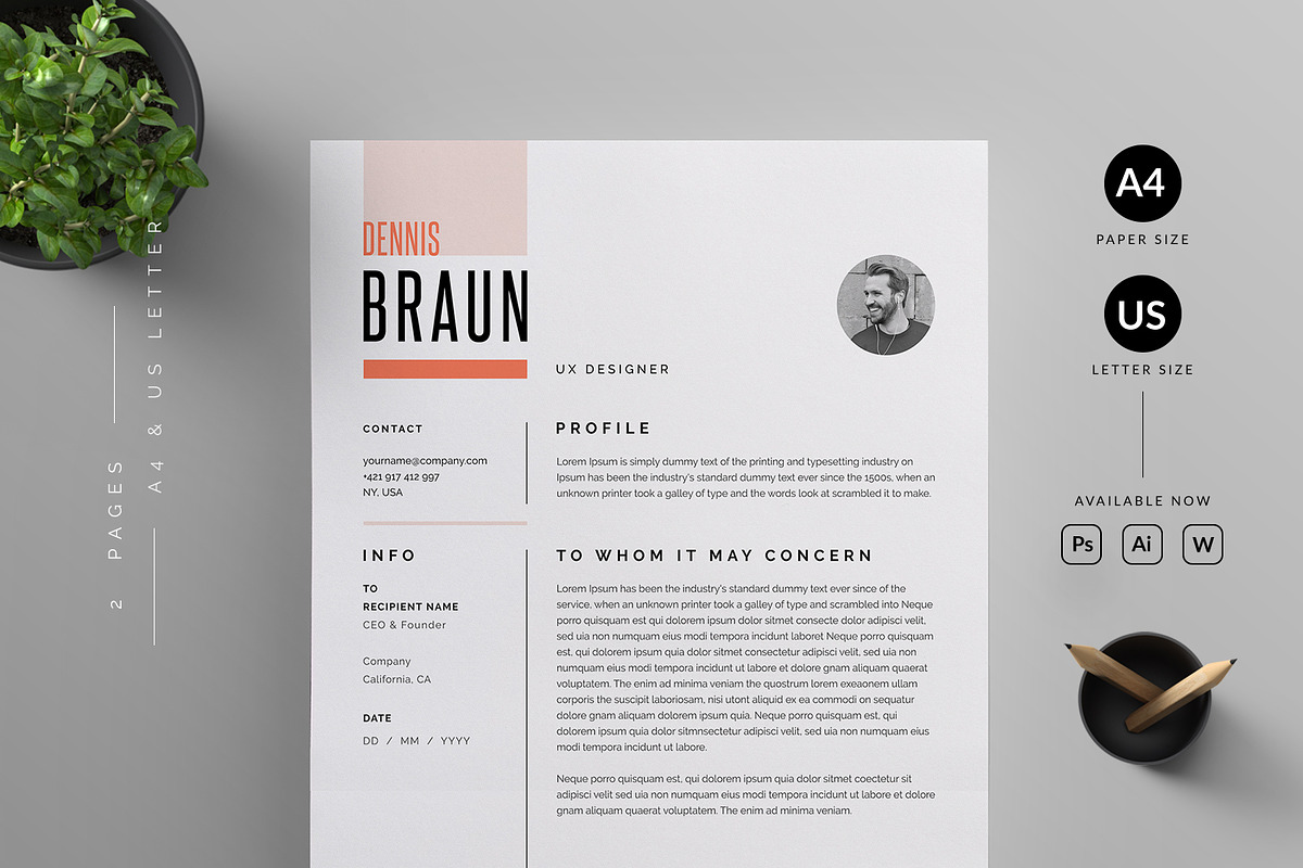 Resume/CV, a Resume Template by Reuix Studio (Photo 3 of 5)