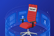 Job Vacancy Employment and Hiring, a Person Illustration by TAlex (Thumbnail 6 of 6)