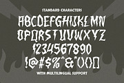 Serpent Wrath - Rock Display Font, a Handwritten Font by Letterhend Studio (Thumbnail 6 of 9)