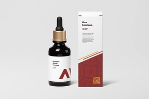 Dropper Bottle Mockup, a Product Mockup by zpackcreative