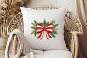 Christmas Coquette bow Png, an Illustration by Libby Wishes (Thumbnail 6 of 6)