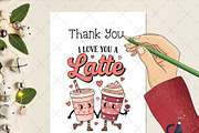 I Love You A Latte PNG, an Illustration by Creative Art (Thumbnail 2 of 6)