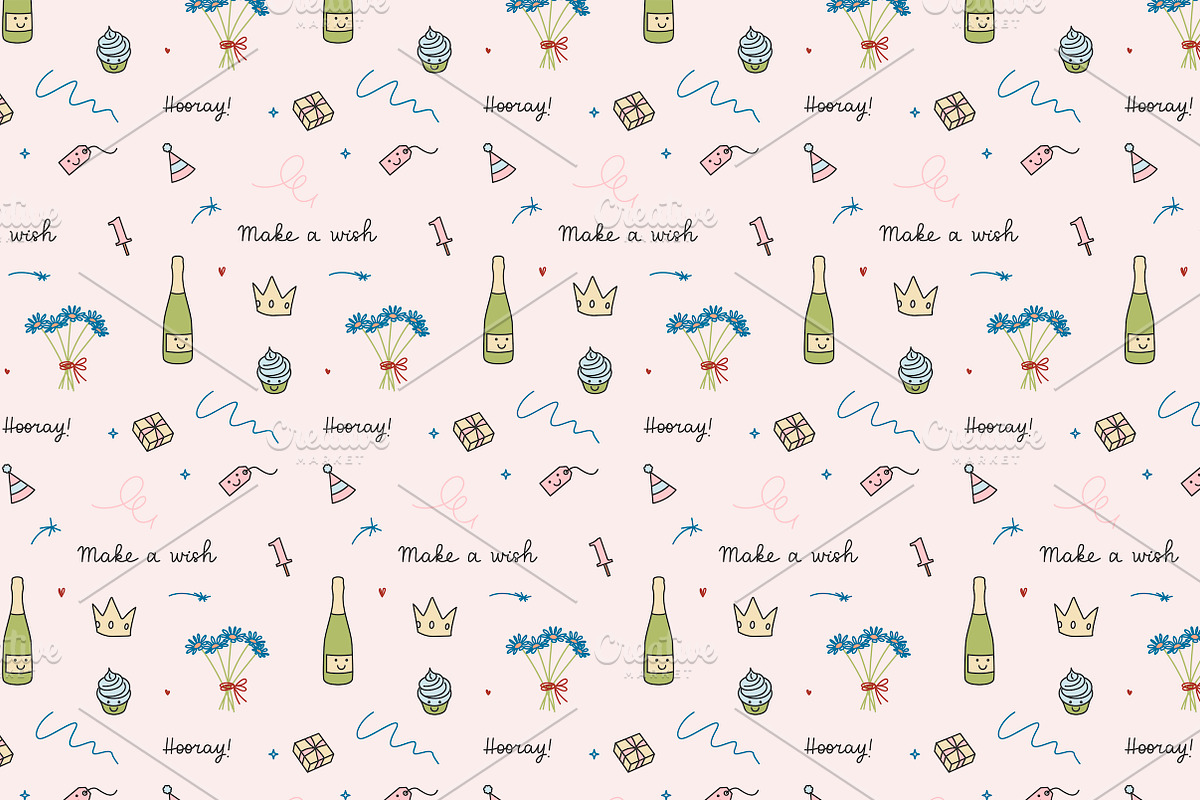 Wishes in the Air patterns, a Pattern Graphic by Lyolya Profitrolya (Photo 5 of 5)
